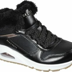 Aanbiedingen 😀 Skechers Uno 👟 Sneakers Zwart Leer - Dames - Maat 36 🤩 -Bergstein Shop 550x443 1