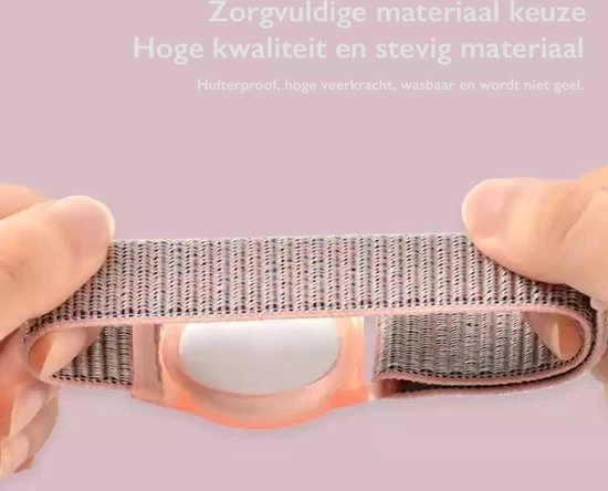 Kopen 🎉 Consumerce® Premium Armband Geschikt Voor Apple AirTag Voor Kinderen Met Klittenband Sluiting Rose | AirTag-sleutelhanger Hoesje Kind | Polsband GPS Horloge Kind | Tracker Houder Armband | Trackers Band | Kinder Horloge | Peuter | GPS Senioren ✔️ 7 Kopen 🎉 Consumerce® Premium Armband Geschikt Voor Apple AirTag Voor Kinderen Met Klittenband Sluiting Rose | AirTag-sleutelhanger Hoesje Kind | Polsband GPS Horloge Kind | Tracker Houder Armband | Trackers Band | Kinder Horloge | Peuter | GPS Senioren ✔️ - Afbeelding 7