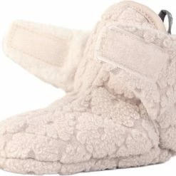 Groothandel โญ Lodger Beste Babyslofjes - Slipper Folklore - 100% Fleece - Maat 12-18M - Klittenbandsluiting - Slofjes Die Blijven Zitten - Cr Me โญ