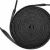 Gloednieuw 💯 Ecorare Schoenveters Zwart - Zwart - Plat - 100 Cm - Veters - Schoenveters 100cm 🌟