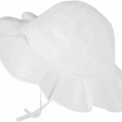 Flash-uitverkoop 🥰 Junglestories Zonnehoedje Baby - Wit - 6 T/m 24 Maanden - UV - Strandhoedje 🔥