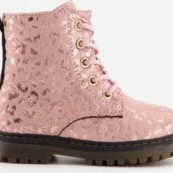 Top 10 🎉 Blue Box Meisjes Veterboots Met Luipaardprint - Roze - Maat 21 😀 -Bergstein Shop 550x458 5
