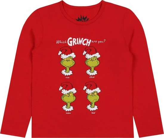 Flash-uitverkoop 🤩 Produkt The Grinch 🎁 Christmas - Pyjama Voor Meisjes, Katoen, Lange Broek, Rood / 98 🌟 5 Flash-uitverkoop 🤩 Produkt The Grinch 🎁 Christmas - Pyjama Voor Meisjes, Katoen, Lange Broek, Rood / 98 🌟 - Afbeelding 5