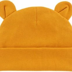 Goedkoopste 🔥 MINIIYOU 3 Pack Babymutsjes Newborn BEERVORM Geel Crème Oudroze - Beren Oortjes 😉 -Bergstein Shop 550x461 3