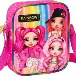 Aanbiedingen 🌟 Rainbow High Mini Schoudertas, Pink - 18 X 16 X 4 Cm - Polyester ❤️ -Bergstein Shop 550x464 3