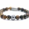 Top 10 ✨ IBIZA MEN MENS JEWELLERY Jongens Armband Tijgeroog 6mm Voetbal Rvs - Ibizamen KIDS 🎉