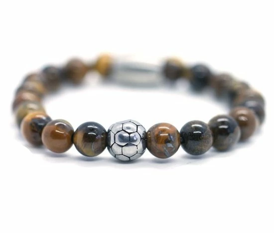 Top 10 β¨ IBIZA MEN MENS JEWELLERY Jongens Armband Tijgeroog 6mm Voetbal Rvs - Ibizamen KIDS π 1 Top 10 β¨ IBIZA MEN MENS JEWELLERY Jongens Armband Tijgeroog 6mm Voetbal Rvs - Ibizamen KIDS π