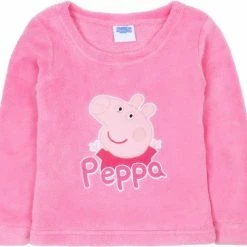Goedkoop ✔️ Peppa Pig - Fleece Meisjespyjama, Roze En Wit OEKO-TEX / 116-128 👍 -Bergstein Shop 550x468 9
