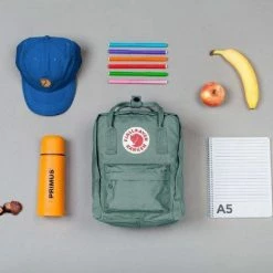 Gloednieuw 🤩 Fjallraven Fjällräven Kånken Mini Unisex Rugzak - Sky Blue 😉 -Bergstein Shop 550x475 3
