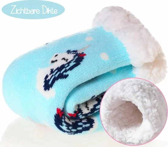 Begroting 🤩 JAXY - Huissokken Kinderen - Verwarmde Sokken - Anti Slip Sokken - Huissokken - Bedsokken - Warme Sokken - Kerstcadeau Voor Kinderen - Thermosokken - Dikke Sokken - Fluffy Sokken - Kerstsokken - Maat 28-31 - Unicorns Blauw ✔️ 6 Begroting 🤩 JAXY - Huissokken Kinderen - Verwarmde Sokken - Anti Slip Sokken - Huissokken - Bedsokken - Warme Sokken - Kerstcadeau Voor Kinderen - Thermosokken - Dikke Sokken - Fluffy Sokken - Kerstsokken - Maat 28-31 - Unicorns Blauw ✔️ - Afbeelding 6
