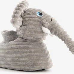 Promo 😉 Thu!s Kinder Pantoffels Olifant - Grijs - Maat 30/31 - Sloffen 🧨