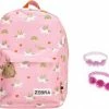 Hete verkoop 💯 Zebra Trends Zebra Rugzak Unicorn Love - Pink - Schoolrugzak (m) + Armbandje 🔔