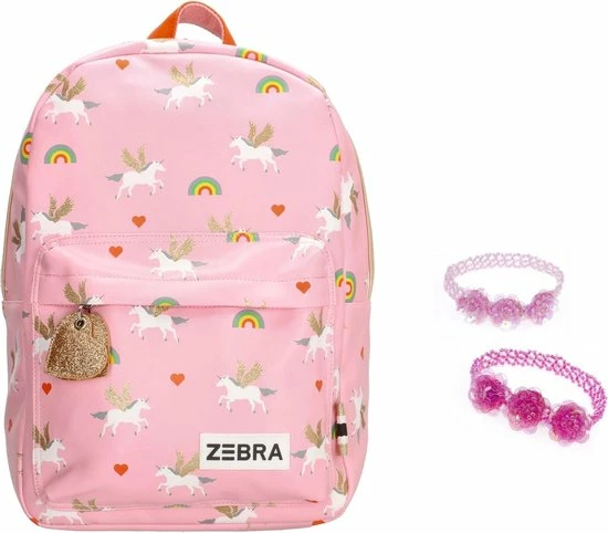 Hete verkoop π― Zebra Trends Zebra Rugzak Unicorn Love - Pink - Schoolrugzak (m) + Armbandje π 1 Hete verkoop π― Zebra Trends Zebra Rugzak Unicorn Love - Pink - Schoolrugzak (m) + Armbandje π