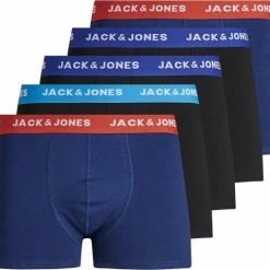 Goedkoopste 😉 JACK & JONES JUNIOR JACK&JONES JUNIOR JACLEE TRUNKS 5 PACK NOOS JNR Heren Onderbroek - Maat 176 🥰 -Bergstein Shop 550x486 1
