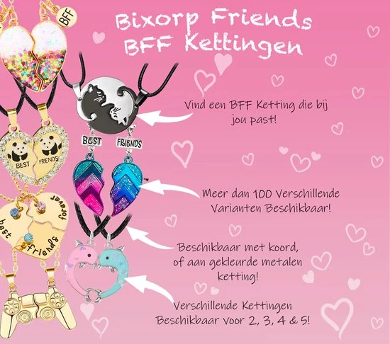Nieuw ⭐ Bixorp Friends BFF Ketting Voor 2 Met Yin Yang In Twee Helften - Vriendschapsketting Meisjes - Best Friends Ketting Vriendschap Cadeau Voor Twee 😀 3 Nieuw ⭐ Bixorp Friends BFF Ketting Voor 2 Met Yin Yang In Twee Helften - Vriendschapsketting Meisjes - Best Friends Ketting Vriendschap Cadeau Voor Twee 😀 - Afbeelding 3
