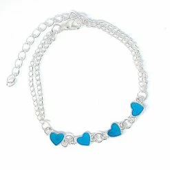 Kopen 🧨 Armband Meisje- Hartjes- Glow In The Dark- Zilver Blauw- Kadootje- Kind- LiLaLove 🛒 -Bergstein Shop 550x503 2