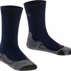Hete verkoop ⭐ FALKE TK2 Wandelsokken Warm Winter Zacht Thermisch Ademend Anti-blaar Antizweet Zonder Motief Met Elastische Boord Merinowol Blauw Unisex Sportsokken - Maat 23-26 🎉