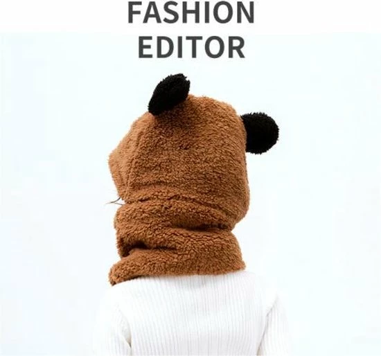 Kopen β€οΈ Fiory Wintermuts En Sjaal Kinderen| 2 In 1| Wintermuts Beer Kids| Muts| Fleece Wintermuts| Bruin | 1.5 -5 Jaar π 4 Kopen β€οΈ Fiory Wintermuts En Sjaal Kinderen| 2 In 1| Wintermuts Beer Kids| Muts| Fleece Wintermuts| Bruin | 1.5 -5 Jaar π - Afbeelding 4