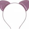 Gloednieuw 😉 Jessidress Haarband Haar Diadeem Met Katten Oren Met Glitters - Roze 🎁
