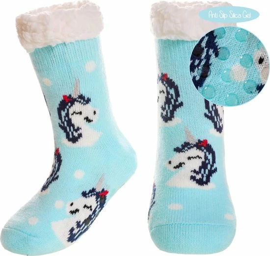 Begroting 🤩 JAXY - Huissokken Kinderen - Verwarmde Sokken - Anti Slip Sokken - Huissokken - Bedsokken - Warme Sokken - Kerstcadeau Voor Kinderen - Thermosokken - Dikke Sokken - Fluffy Sokken - Kerstsokken - Maat 28-31 - Unicorns Blauw ✔️ 2 Begroting 🤩 JAXY - Huissokken Kinderen - Verwarmde Sokken - Anti Slip Sokken - Huissokken - Bedsokken - Warme Sokken - Kerstcadeau Voor Kinderen - Thermosokken - Dikke Sokken - Fluffy Sokken - Kerstsokken - Maat 28-31 - Unicorns Blauw ✔️ - Afbeelding 2