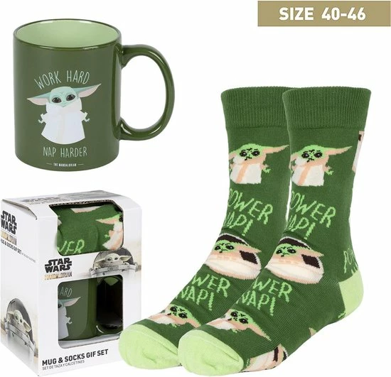 Beste Pirce π₯ Star Wars The Mandalorian Geschenkset / Giftbox - Mok En Sokken - Maat 40-46 β 1 Beste Pirce π₯ Star Wars The Mandalorian Geschenkset / Giftbox - Mok En Sokken - Maat 40-46 β