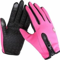 Flash-uitverkoop 🎁 Slowmoose Unisex Touchscreen Winter Thermisch Warm Fietsen Fiets Ski- Outdoor Camping Wandelen Motorhandschoenen, Sport Volledige Vinger [roze/s] 😀 -Bergstein Shop 550x540 6