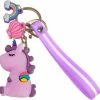 Beste Pirce 😉 Fako Bijoux® - Sleutelhanger Eenhoorn / Unicorn - Siliconen - Paars ✔️