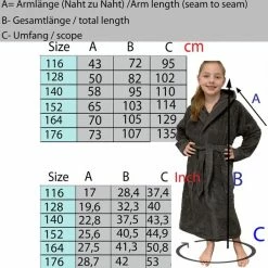 Beste Pirce ✨ HOMELEVEL Badstof Badjas Voor Kinderen 100% Katoen Voor Meisjes En Jongens Oud Roze Maat 176 🎉