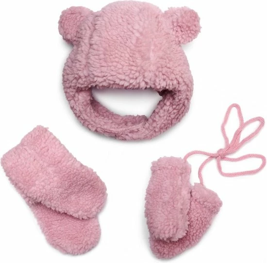 Beste Pirce π Lajetti - Baby Wanten Teddy Roze Van 0 T/m 2 Jaar - Handschoenen 𧨠3 Beste Pirce π Lajetti - Baby Wanten Teddy Roze Van 0 T/m 2 Jaar - Handschoenen 𧨠- Afbeelding 3