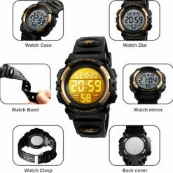 Gloednieuw 🧨 SKMEI Schoencadeautjes Sinterklaas - Sinterklaas Cadeau -Kinderhorloge Jongen- Kinderhorloge Meisje- Kinderhorloge- Digital Kinderhorloge- INCLUSIEF SPEEDCUBE 🌟 -Bergstein Shop 550x545 5