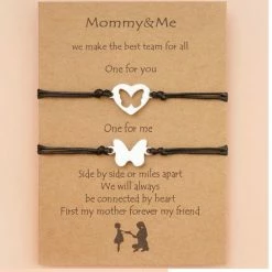 Uitgang 🔥 Akyol Mommy & Me Armband-armband-moeder En Dochter Cadeau-moederdag-vriendschap Armband-moeder En Dochter-cadeau Armband-vlinder-mama-moeder Dochter Armband-moeder En Dochter Armband-cadeau Voor Moeder-dochter Moeder Cadeau-mommy And Daughter Bracelet ✨