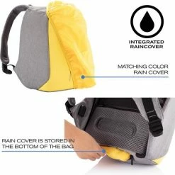 Nieuw 💯 XD Design Bobby Compact - Anti-Diefstal Rugzak 11 Liter - Geel 👍 -Bergstein Shop 550x549 4