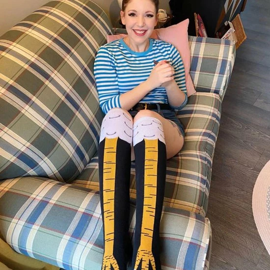 Korting 👏 Merkloos Kippensokken - Chicken Leg 🧦 Socks- Extensso® - Sokken- Kousen- Funny- Gekke - Grappige Kippensokken - Kippenpoten Hoge Knie Kousen - Grappige Sokken - 3D Cartoon - Kippenvoet Sokken - Geschenk - Kado Sokken - Kousen 1 Paar - Happysoks 😀 9 Korting 👏 Merkloos Kippensokken - Chicken Leg 🧦 Socks- Extensso® - Sokken- Kousen- Funny- Gekke - Grappige Kippensokken - Kippenpoten Hoge Knie Kousen - Grappige Sokken - 3D Cartoon - Kippenvoet Sokken - Geschenk - Kado Sokken - Kousen 1 Paar - Happysoks 😀 - Afbeelding 9