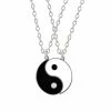 Nieuw ⭐ Bixorp Friends BFF Ketting Voor 2 Met Yin Yang In Twee Helften - Vriendschapsketting Meisjes - Best Friends Ketting Vriendschap Cadeau Voor Twee 😀