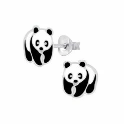 Beste deal 😉 WeLoveSilver Oorbellen Kinderen | Zilveren Oorstekers, Panda 💯