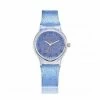 Flash-uitverkoop ✨ Shiny Kinderhorloge Blauw | Glitter | Kunststof/Plastic | Ø 33 Mm | Fashion Favorite ✔️