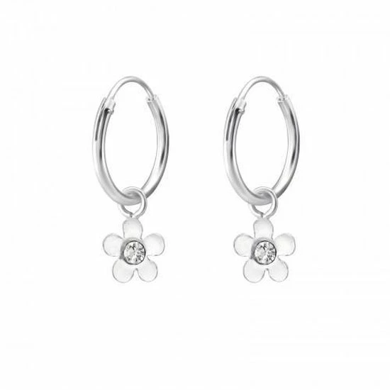 Gloednieuw π― WeLoveSilver Oorbellen Meisje Zilver | Zilveren Oorringen, Bloem Hanger Met Kristal π 1 Gloednieuw π― WeLoveSilver Oorbellen Meisje Zilver | Zilveren Oorringen, Bloem Hanger Met Kristal π