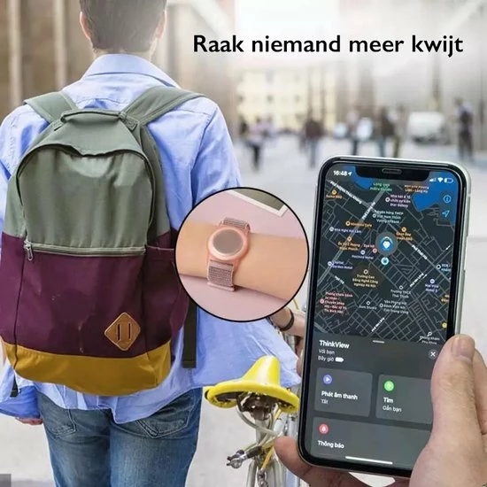 Kopen 🎉 Consumerce® Premium Armband Geschikt Voor Apple AirTag Voor Kinderen Met Klittenband Sluiting Rose | AirTag-sleutelhanger Hoesje Kind | Polsband GPS Horloge Kind | Tracker Houder Armband | Trackers Band | Kinder Horloge | Peuter | GPS Senioren ✔️ 6 Kopen 🎉 Consumerce® Premium Armband Geschikt Voor Apple AirTag Voor Kinderen Met Klittenband Sluiting Rose | AirTag-sleutelhanger Hoesje Kind | Polsband GPS Horloge Kind | Tracker Houder Armband | Trackers Band | Kinder Horloge | Peuter | GPS Senioren ✔️ - Afbeelding 6