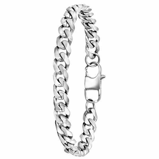 Begroting π Lucardi - Jongens - Armband Met Plating - Cadeau - Staal - Zilverkleurig β 1 Begroting π Lucardi - Jongens - Armband Met Plating - Cadeau - Staal - Zilverkleurig β