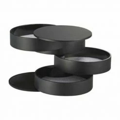 Groothandel ❤️ Yamazaki Sieradendoos Draaibaar Zwart - Zwart - Decoratief 🔔