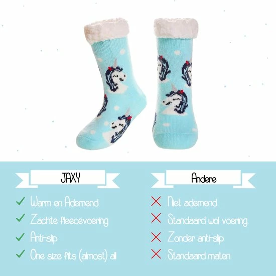 Begroting 🤩 JAXY - Huissokken Kinderen - Verwarmde Sokken - Anti Slip Sokken - Huissokken - Bedsokken - Warme Sokken - Kerstcadeau Voor Kinderen - Thermosokken - Dikke Sokken - Fluffy Sokken - Kerstsokken - Maat 28-31 - Unicorns Blauw ✔️ 5 Begroting 🤩 JAXY - Huissokken Kinderen - Verwarmde Sokken - Anti Slip Sokken - Huissokken - Bedsokken - Warme Sokken - Kerstcadeau Voor Kinderen - Thermosokken - Dikke Sokken - Fluffy Sokken - Kerstsokken - Maat 28-31 - Unicorns Blauw ✔️ - Afbeelding 5
