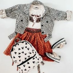 Beste deal 👏 Kidzroom Lucky Me - Rugzak - 2 T/m 6 Jaar - Wit - Hartjes 🎁 -Bergstein Shop 550x550 40