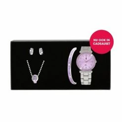 Hete verkoop ✨ Lucardi Oorbellen - Stalen Kinderoorbellen Violet Kristal ⭐ -Bergstein Shop 550x550 404