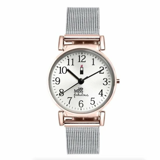 Coupon 😉 Lucardi Little Miss Fabulous Horloge Met Mesh Band ⌛ 1 Coupon 😉 Lucardi Little Miss Fabulous Horloge Met Mesh Band ⌛