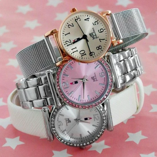 Coupon 😉 Lucardi Little Miss Fabulous Horloge Met Mesh Band ⌛ 4 Coupon 😉 Lucardi Little Miss Fabulous Horloge Met Mesh Band ⌛ - Afbeelding 4