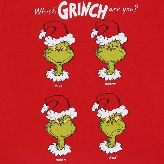 Flash-uitverkoop 🤩 Produkt The Grinch 🎁 Christmas - Pyjama Voor Meisjes, Katoen, Lange Broek, Rood / 98 🌟 4 Flash-uitverkoop 🤩 Produkt The Grinch 🎁 Christmas - Pyjama Voor Meisjes, Katoen, Lange Broek, Rood / 98 🌟 - Afbeelding 4