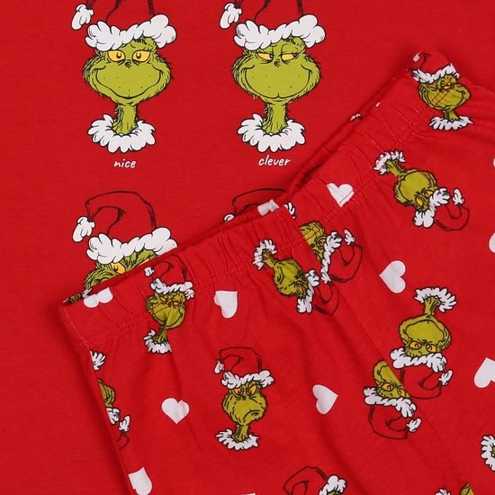 Flash-uitverkoop 🤩 Produkt The Grinch 🎁 Christmas - Pyjama Voor Meisjes, Katoen, Lange Broek, Rood / 98 🌟 7 Flash-uitverkoop 🤩 Produkt The Grinch 🎁 Christmas - Pyjama Voor Meisjes, Katoen, Lange Broek, Rood / 98 🌟 - Afbeelding 7
