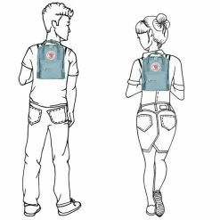 Gloednieuw 🤩 Fjallraven Fjällräven Kånken Mini Unisex Rugzak - Sky Blue 😉 -Bergstein Shop 550x550 494