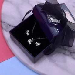 Goedkoop ⭐ Lucardi - Zilveren Kinderketting Paard ❤️ -Bergstein Shop 550x550 513