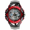 Nieuw 😍 A&K 2in1 Chronograaf Digitale Kinderhorloge | Waterdicht | Sport ⌚ Watch Kids | Rood + Geschenkdoosje 👏
